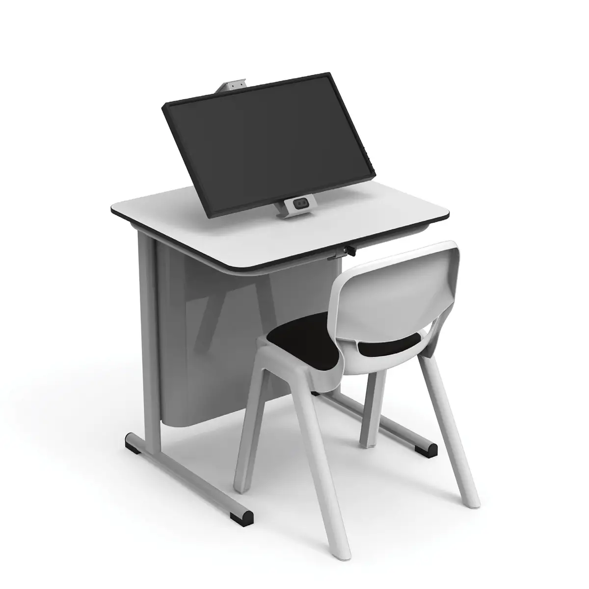 Dok Station con Mini PC Touchscreen per Ambienti Scolastici Innovativi - Arredo serie Aula 3.0
