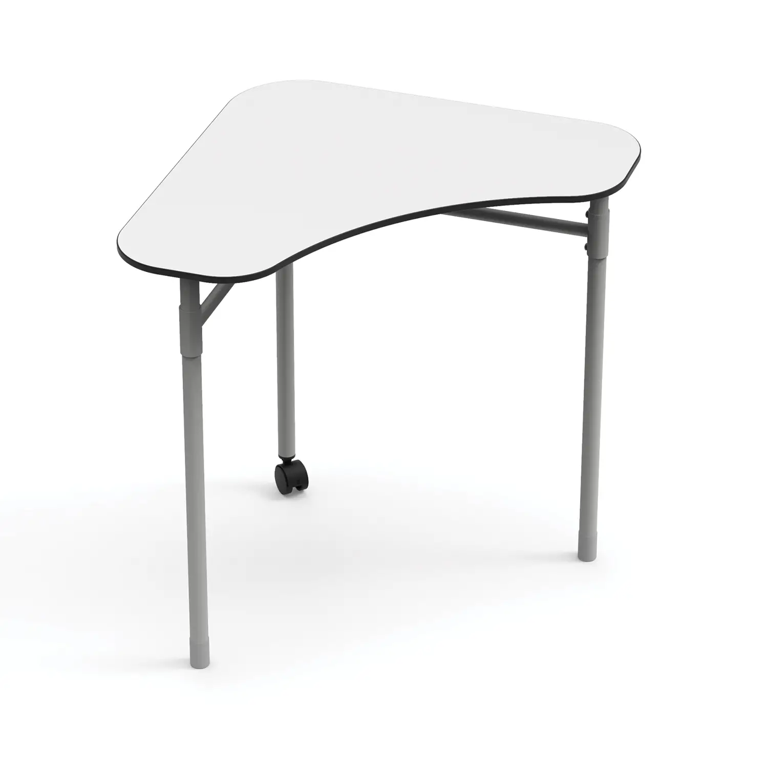 Banco Triangolare Desk21 Regolabile H 52-64 per Ambienti Scolastici Innovativi - Arredo serie Aula 3.0