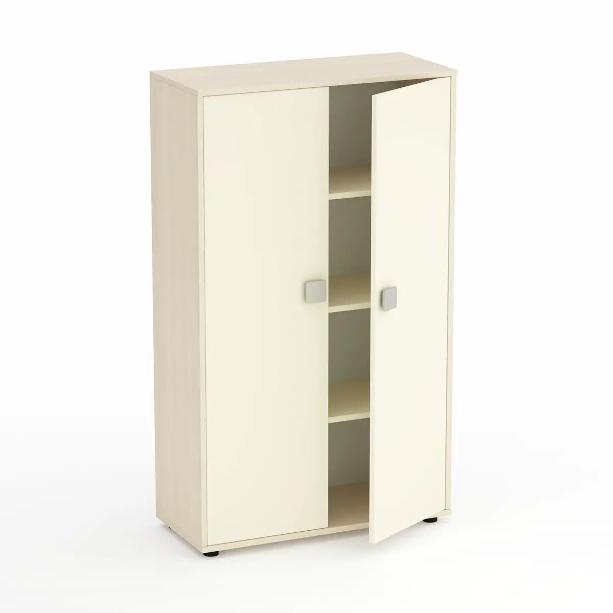 Mobile Kubò Betulla 2 Ante H 150 Cm - Ante Magnolia | Conforme CAM - Arredo Nido e Infanzia