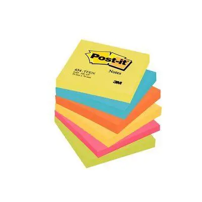 Post-it® 3M Neon 76x76 mm - Accessori ufficio