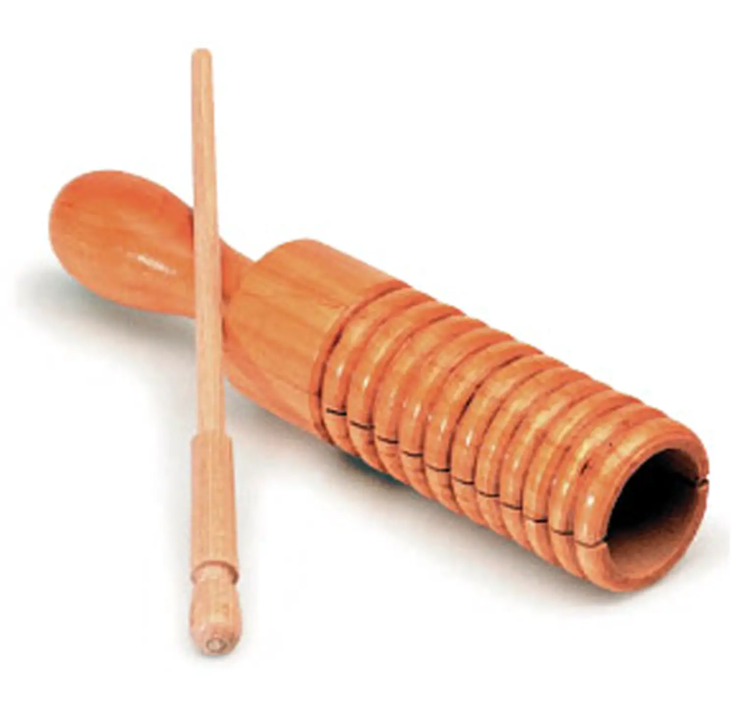 Guiro in Legno 20 cm con Battente - Educazione musicale