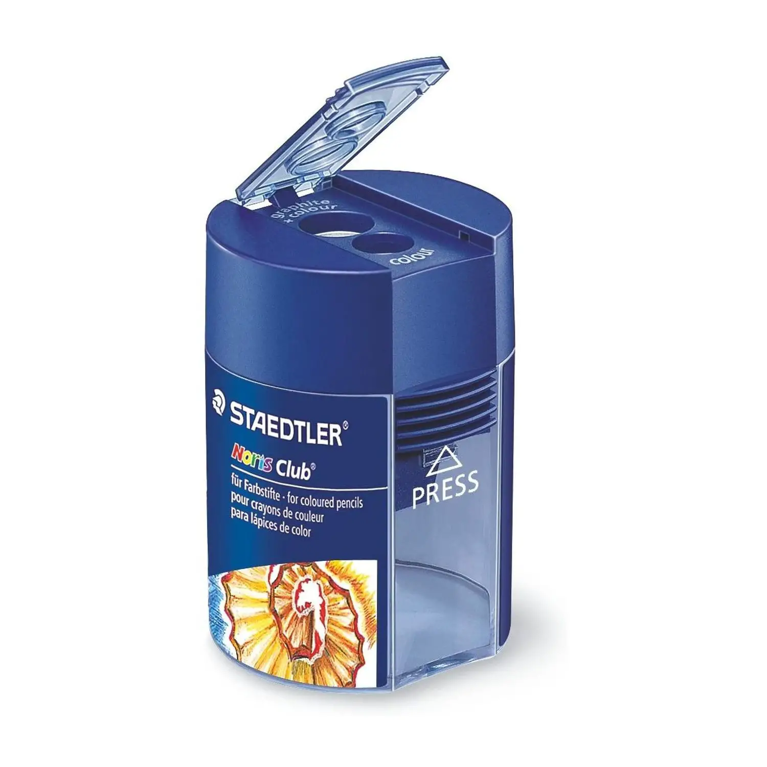 Temperamatite Staedtler Noris Club – Due Fori con Contenitore - Matite Temperini Gomme