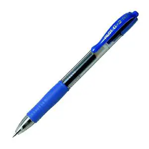 Penna A Scatto Pilot G2 07 Blu - penne pennarelli ufficio