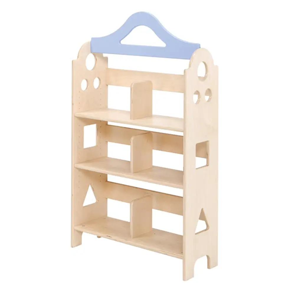 Libreria per Bambini Valery Bassa in Legno – Libreria con 3 Ripiani - Librerie e zone lettura