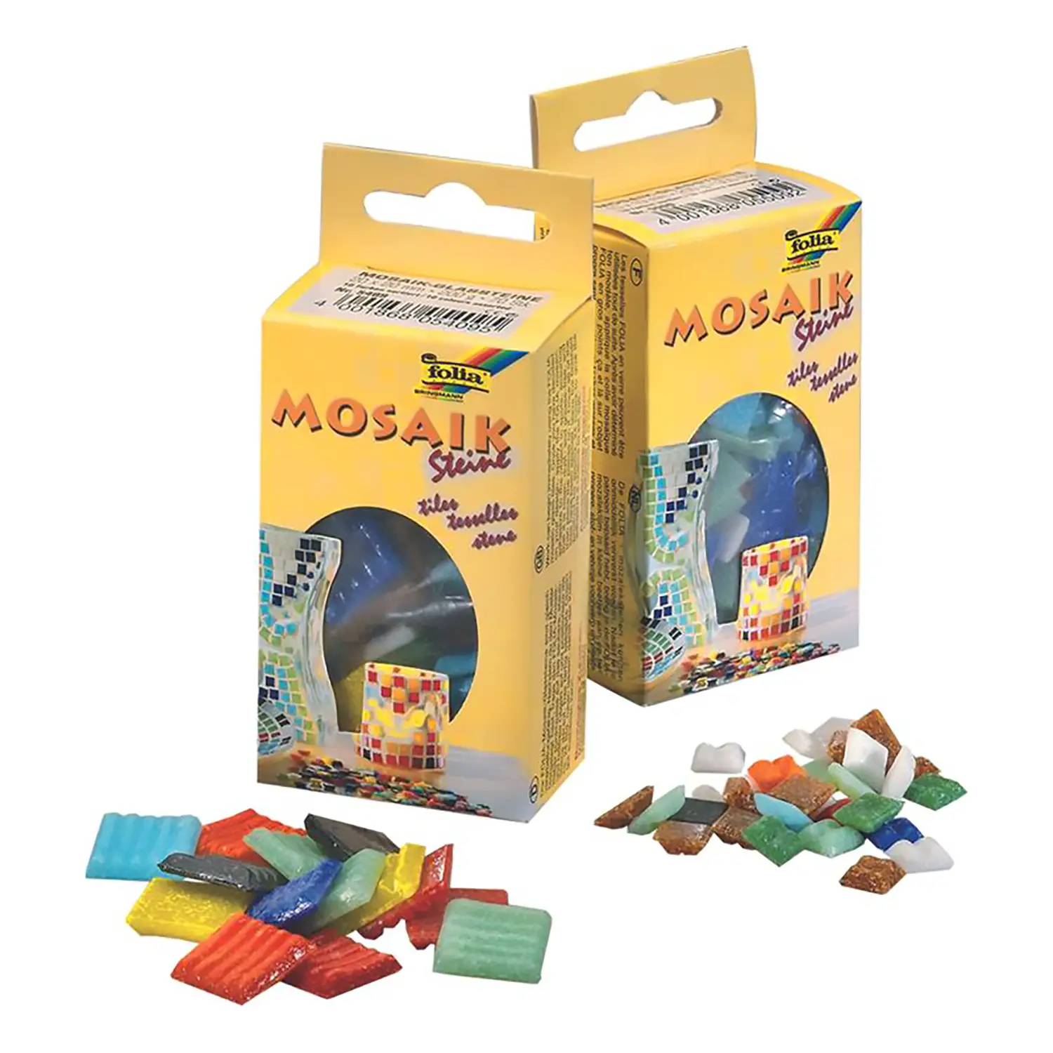 Tessere Mosaico Marmorizzate Assortite – 1x1 cm, Busta 200 gr - Mosaico e vetro