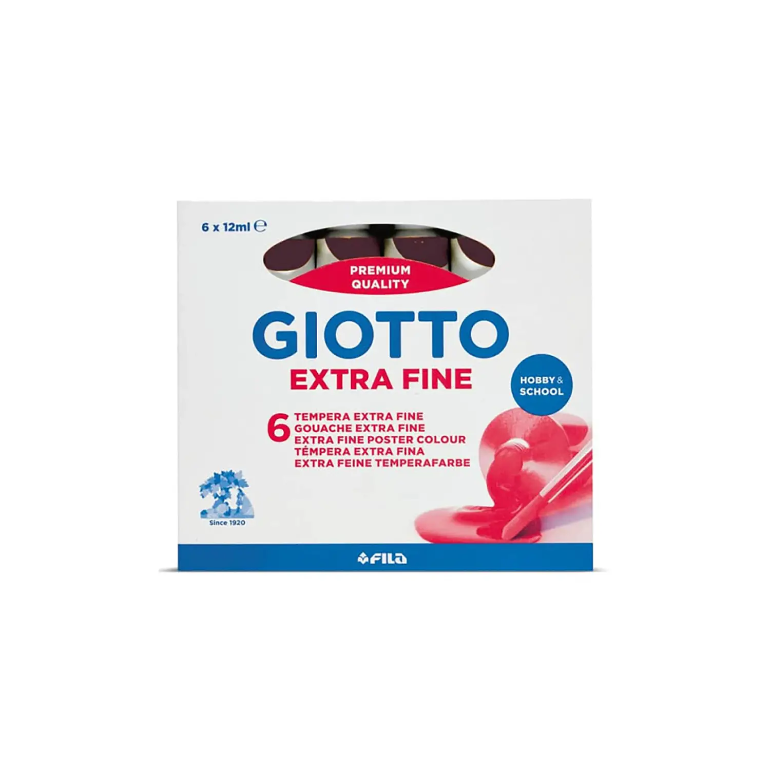 Tempera Giotto Tubetto 12 ml - Marrone - Tempere