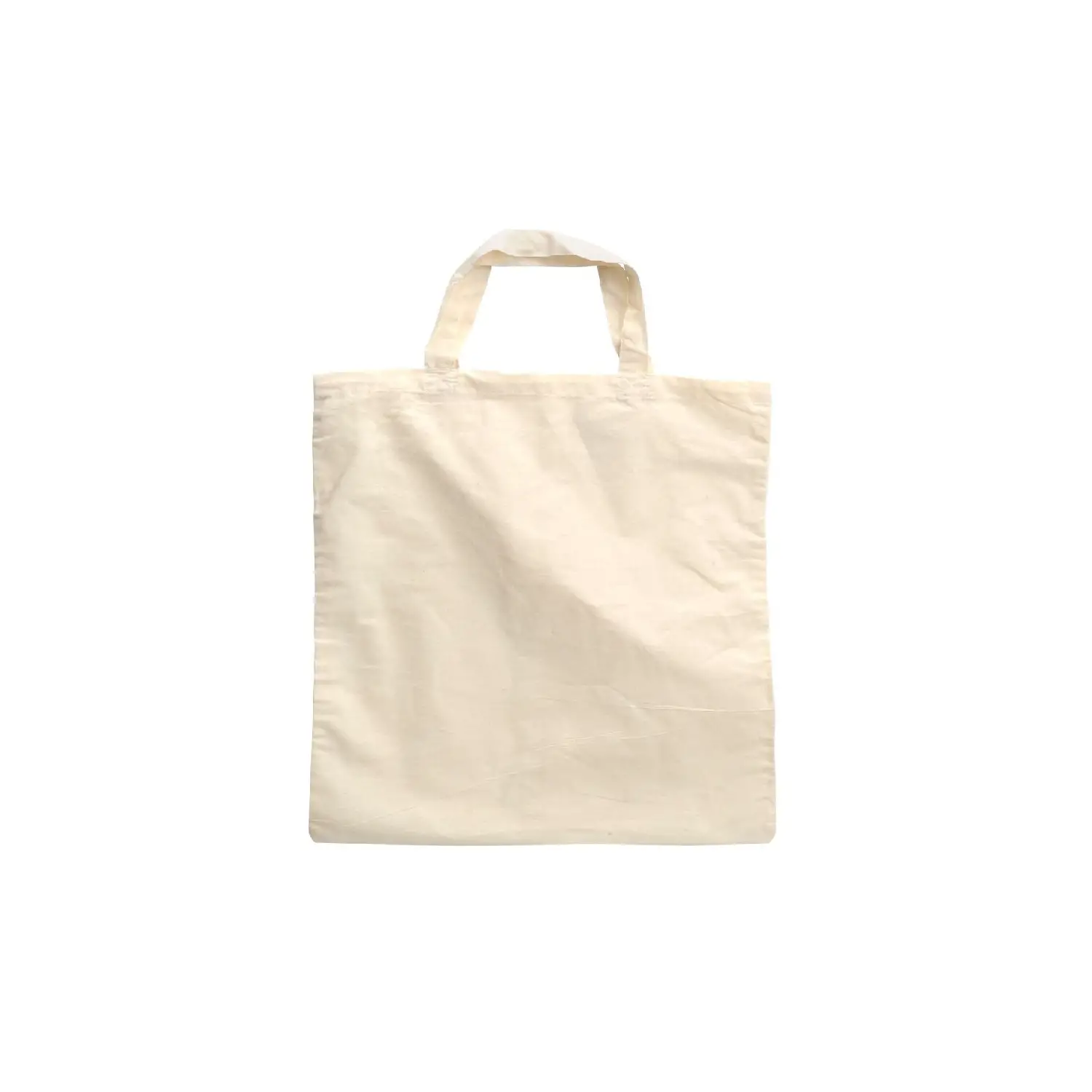 Shopper in Cotone Grezzo - 26x25 cm - Tessuti e stoffe