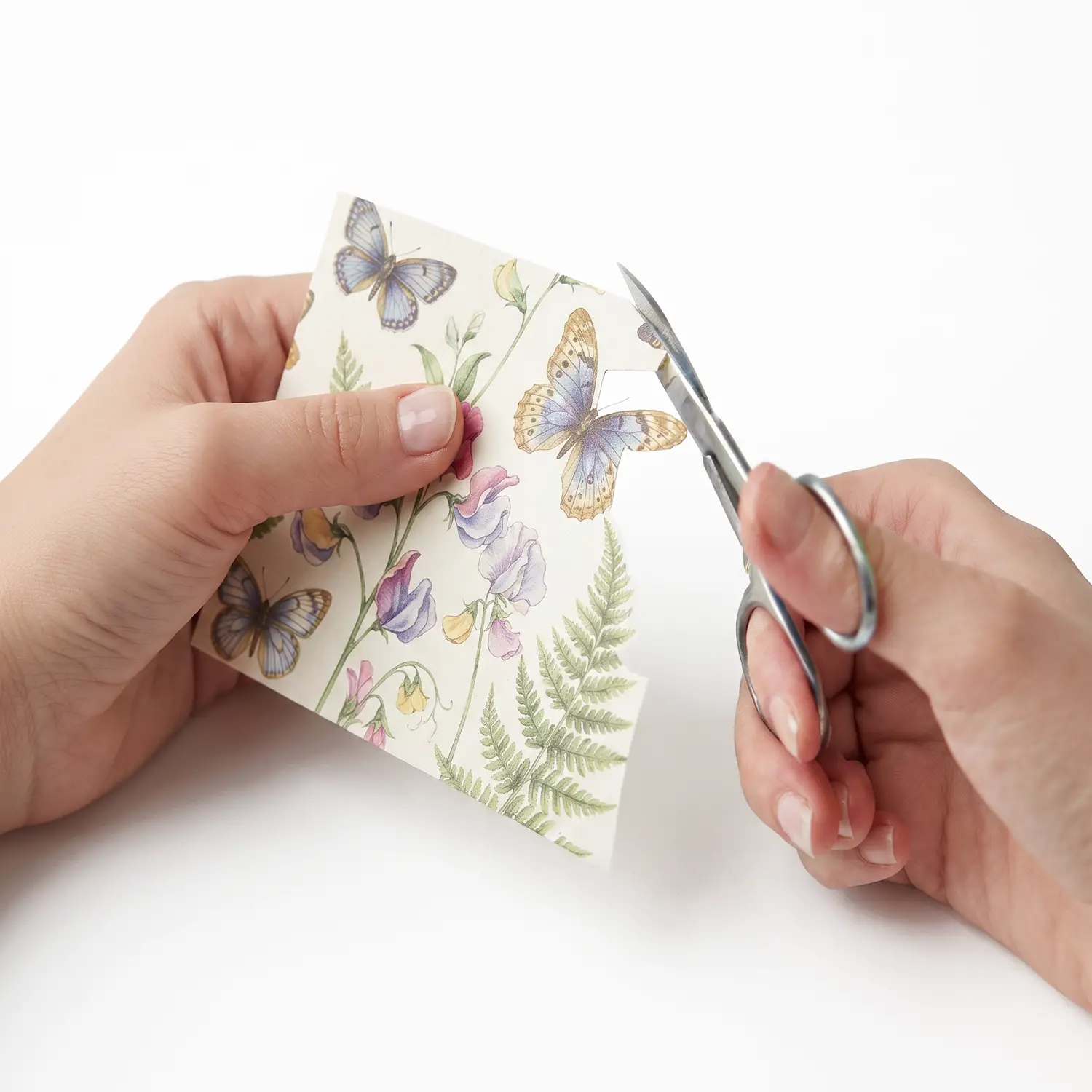 Forbici per Decoupage – Lama da 10 cm per Tagli di Precisione - Nastri adesivi e colle