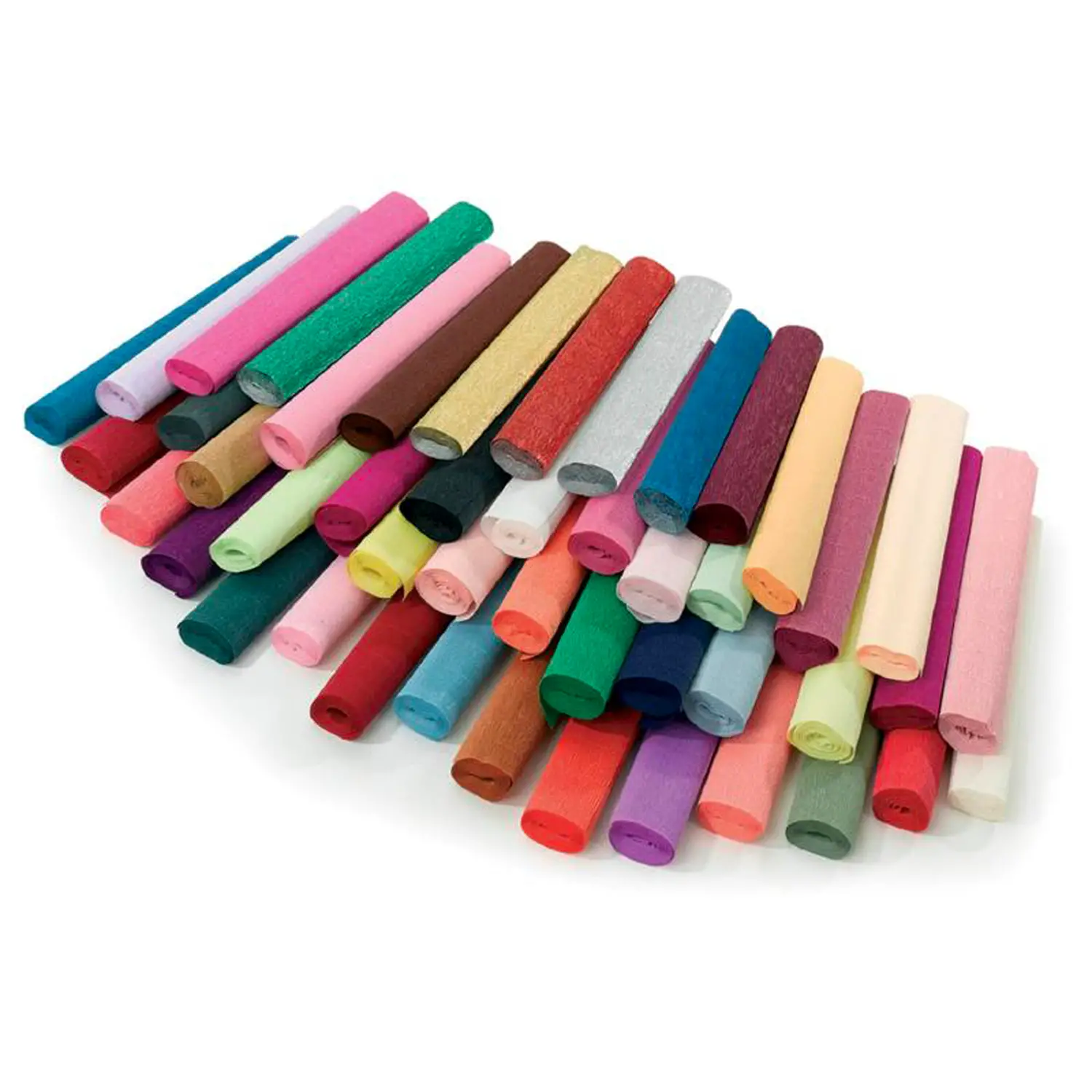 Carta Crespa Extra 60gr/mq - Assortimento 100 Rotoli, 10 Colori - Carta e cartoncino