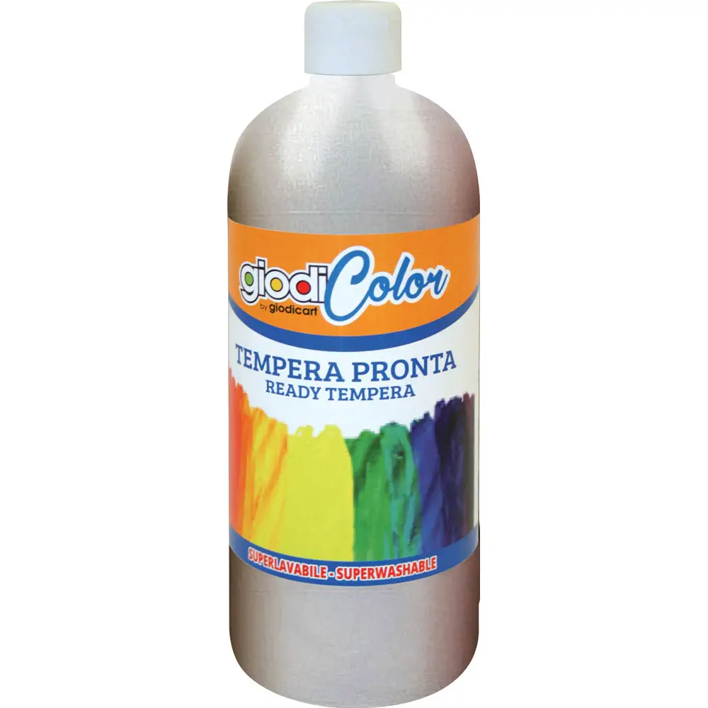 Tempera Pronta Giodicolor 1000 ml Argento - Tempere