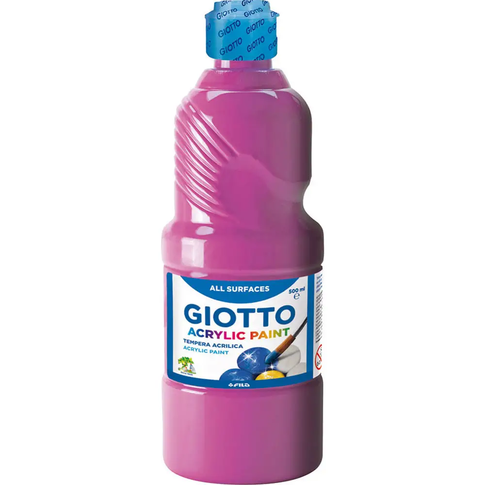 Tempera Acrilica Giotto 500 ml – Magenta - Tempere
