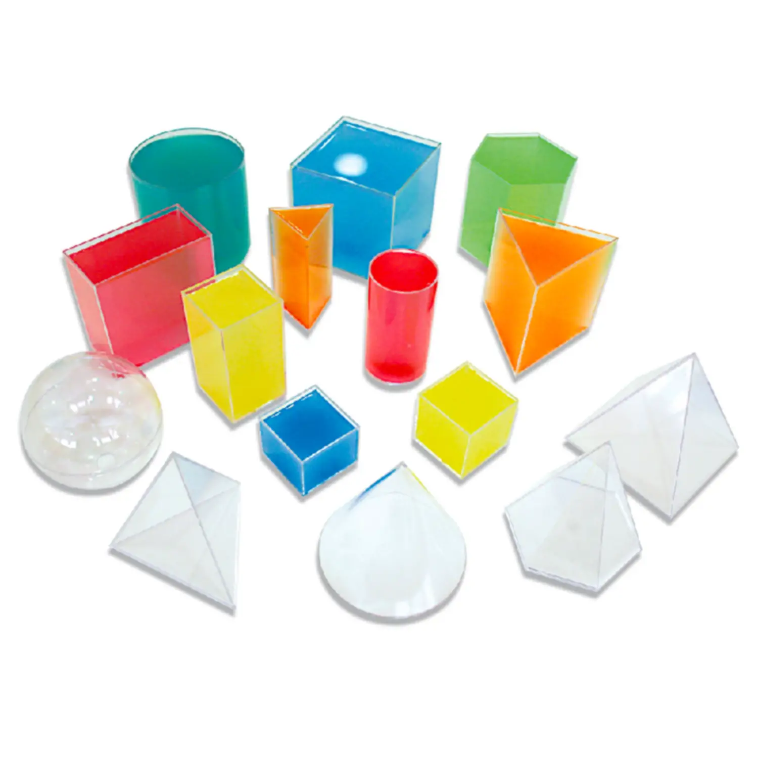 Solidi in Plastica 15 Pezzi - Geometria