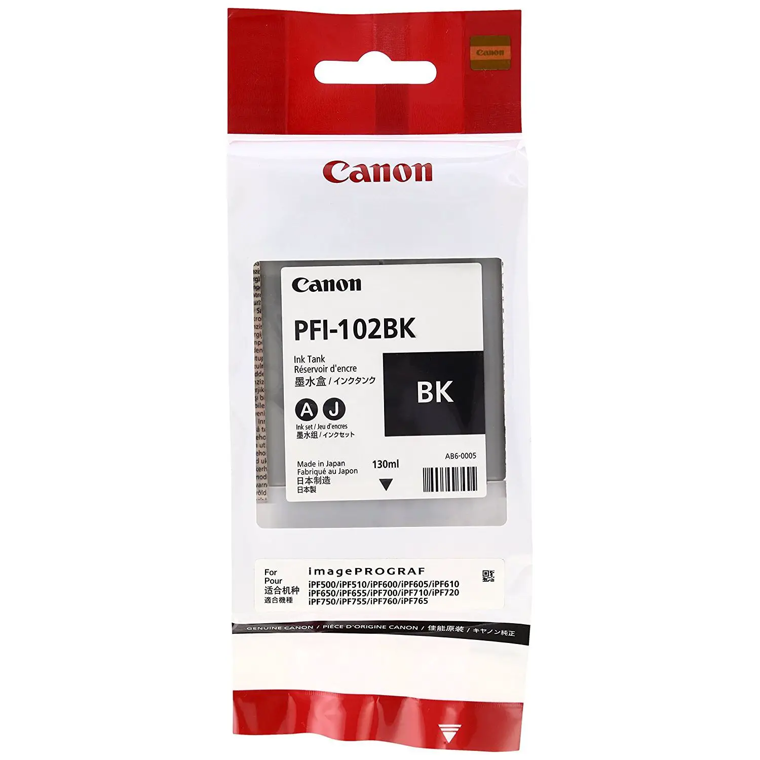 CANON INKJET NERO IPF 700-102BK - Consumabili