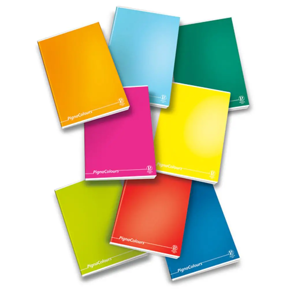Quaderno Maxi Pigna Colours 80gr - 42 Pagine - Quadretto 5mm con Margine - Cancelleria varia