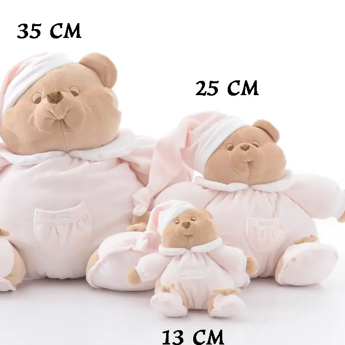 PELUCHE PUCCIO 35 CM ROSA - peluches 0/36 mesi