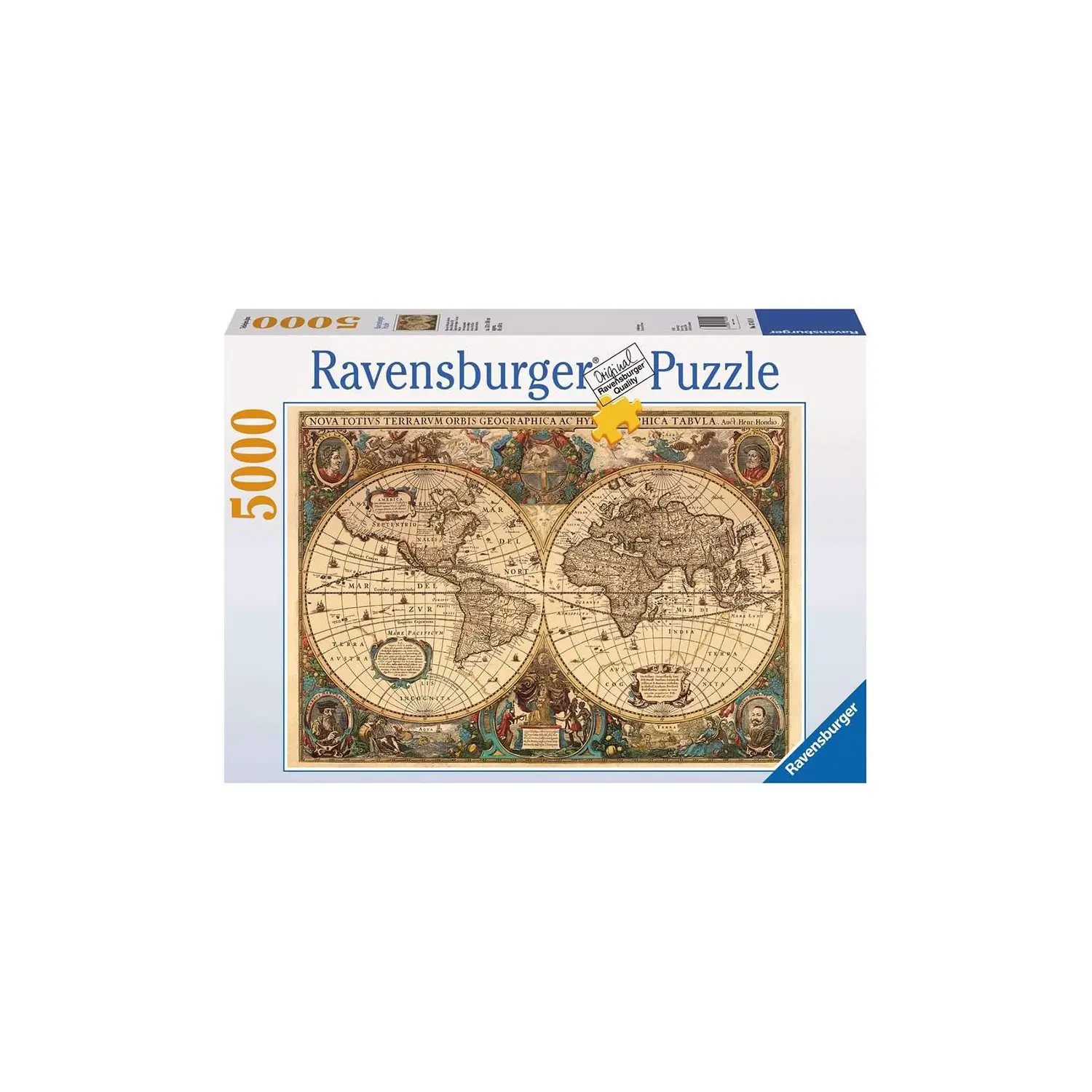 Puzzle 5000 Pezzi Antico Mappamondo - puzzle adulti