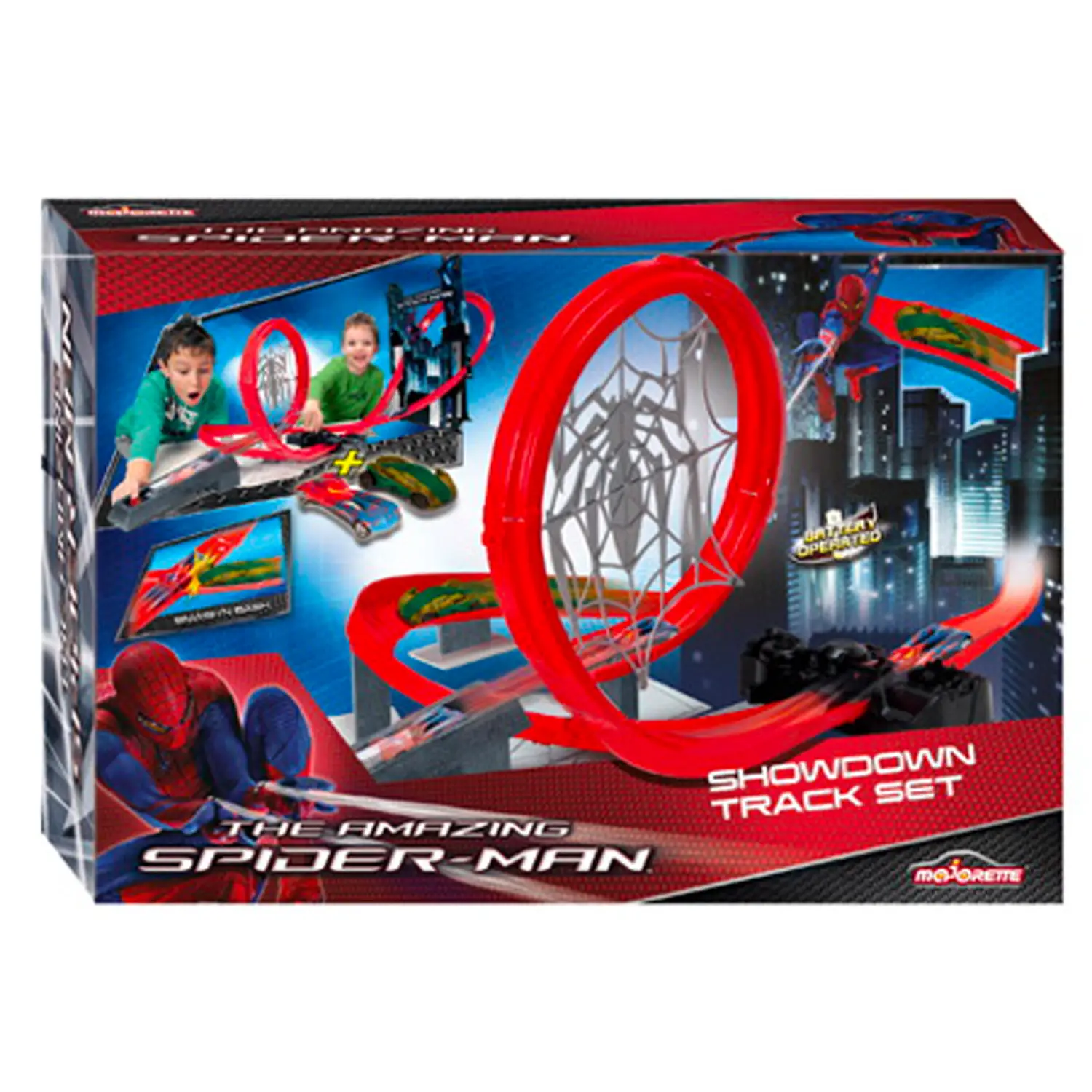 PISTA SHOWDOWN SPIDERMAN - piste e trenini