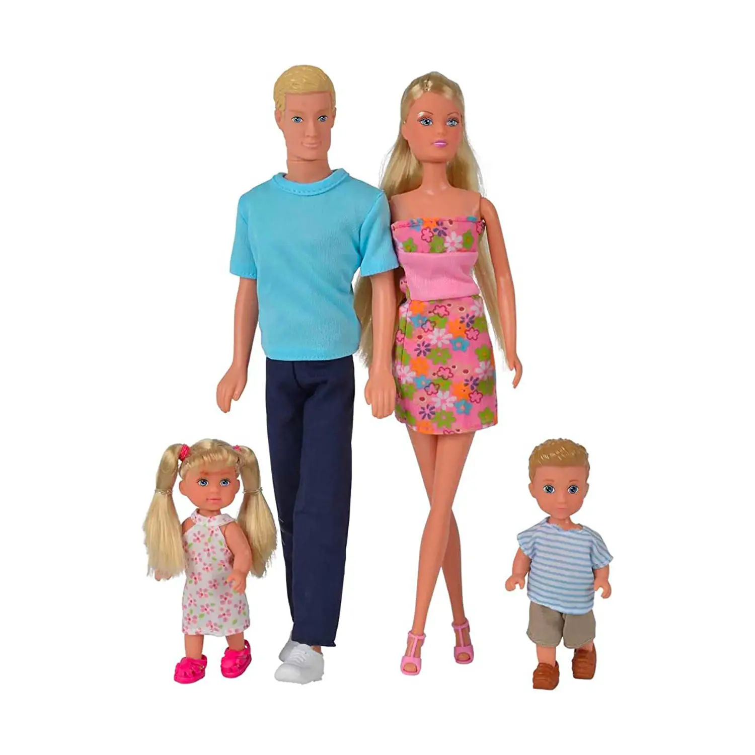 Simba Steffi Love Famiglia con Steffi, Kevin, Evi, Timmy - collezionabili bambina