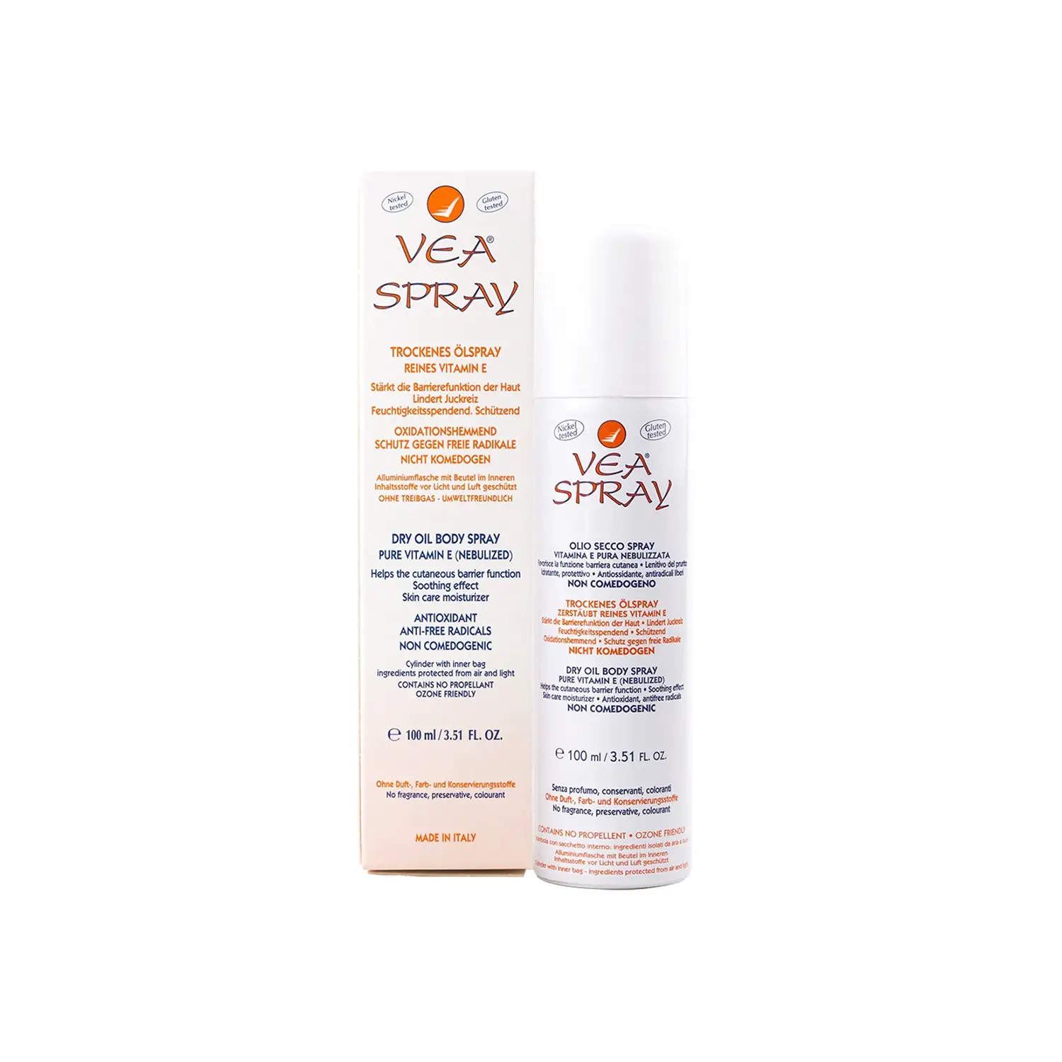VEA Spray 50 ml – Olio Secco alla Vitamina E Pura - cosmesi e igiene