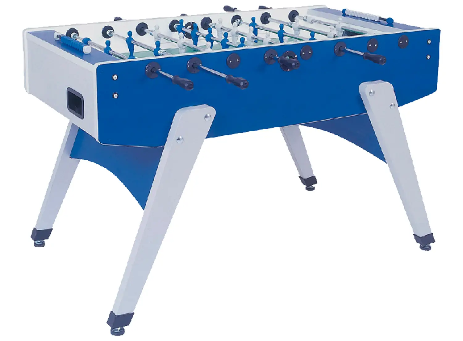Calciobalilla Esterno G.2000 Weatherproof Blu - Aste Rientranti - tavoli gioco