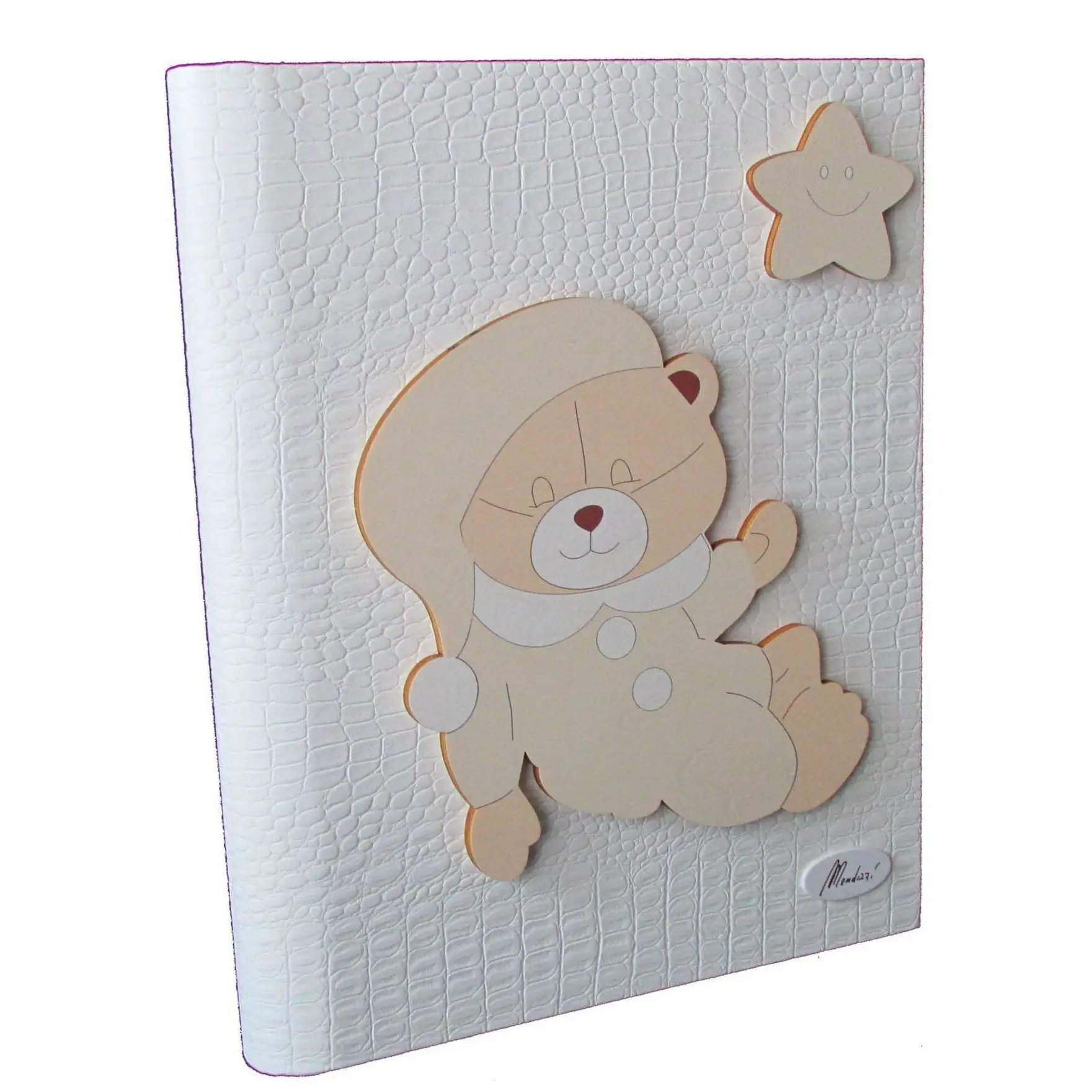 Album Nascita Orso Beige 24x30 - album e cornici