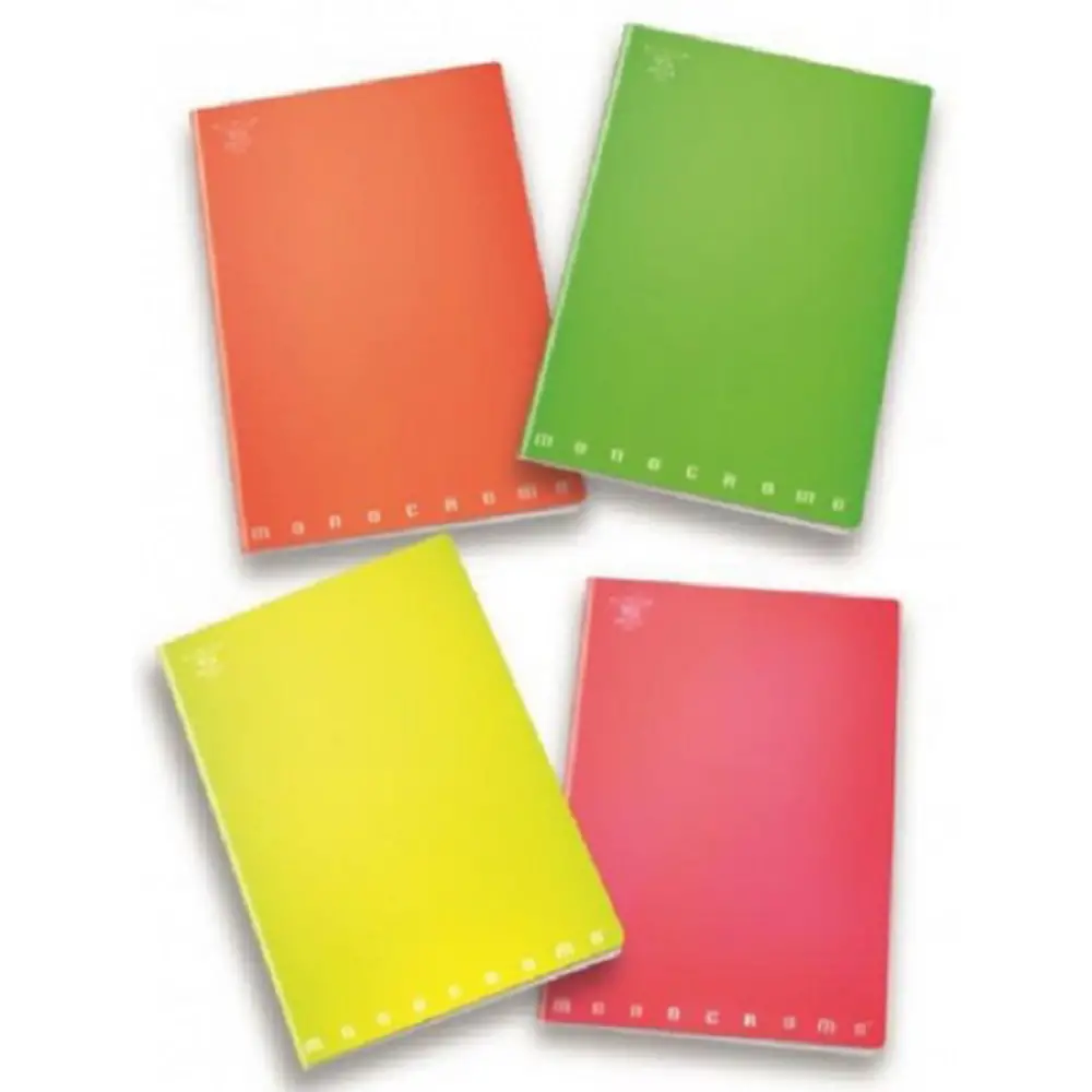 Quaderno Maxi Monocromo Fluo - 42 Fogli - Quadretto 5mm (A4) - Cancelleria varia