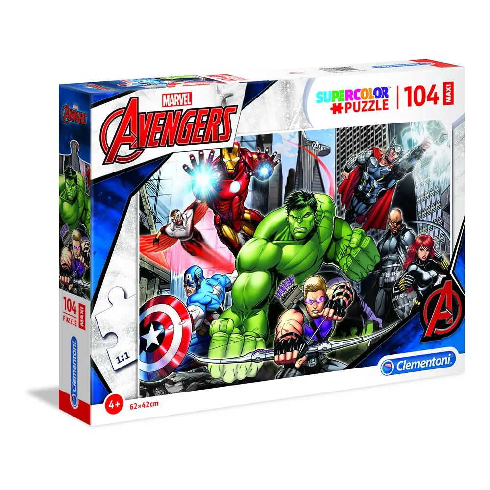 Puzzle 104 Pz Maxi Avengers 2 - Puzzle in cartone
