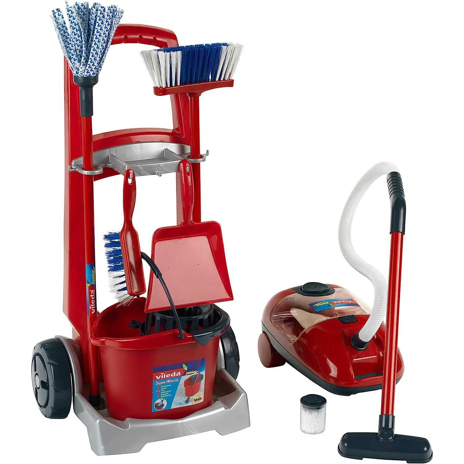 Carrello Pulizia Vileda e Aspirapolvere a Batterie - Cucine e gioco simbolico