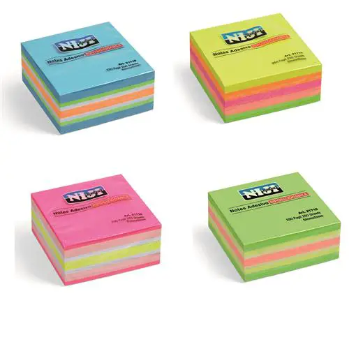 Notes Autoadesivi Riposizionabili - Confezione da 250 Fogli - Accessori ufficio