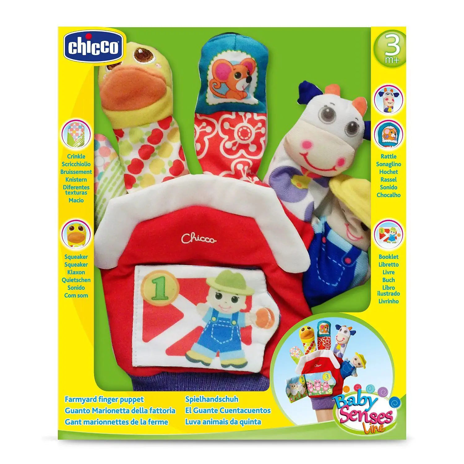 Chicco Guanto Marionetta Della Fattoria - Primi giochi