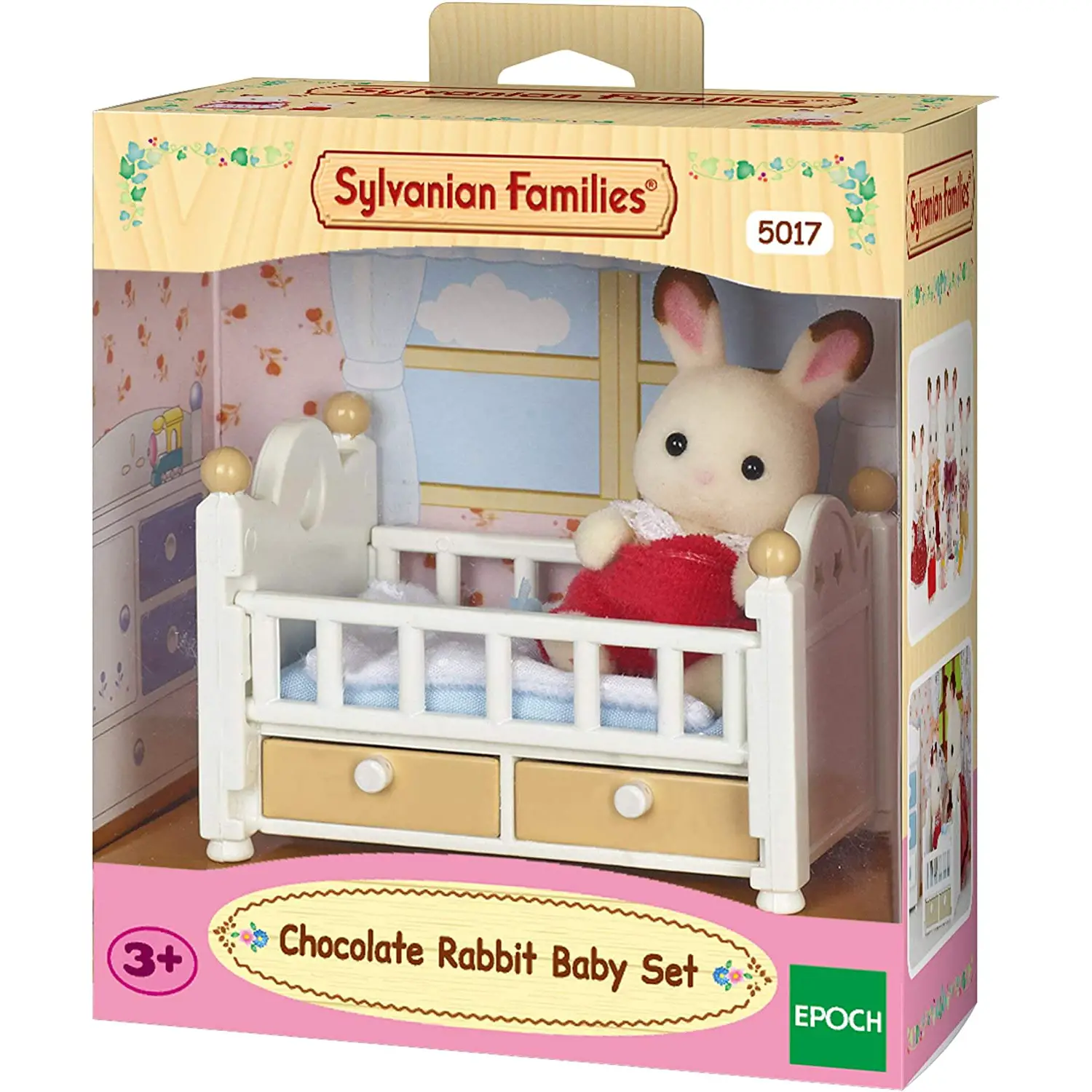 Bebè Coniglio Ciocc+Lettino Sylvanian Families - collezionabili bambina