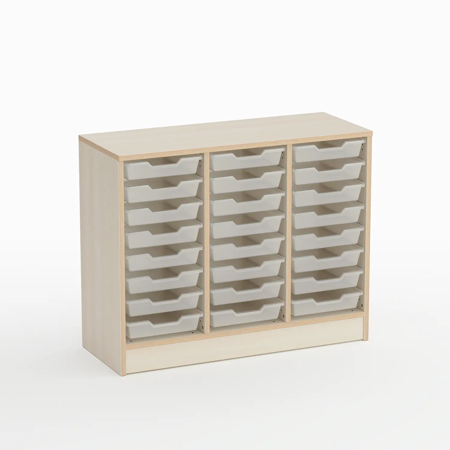 Mobile Scuola Infanzia Forma con 24 Cassetti Bassi - Conforme CAM - Arredo Nido e Infanzia