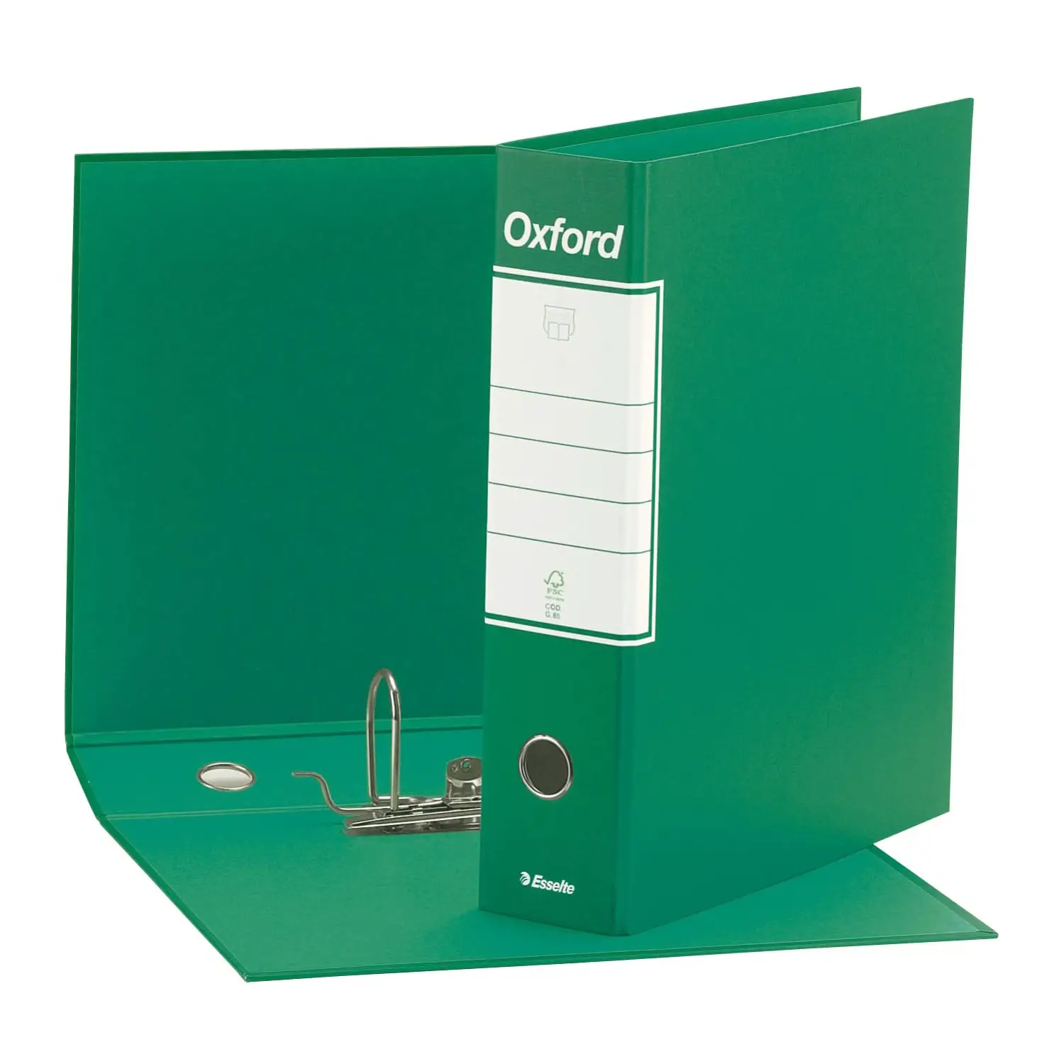 Raccoglitore a Leva Oxford Commerciale 23x30 Dorso 8 cm. Verde - Archiviazione