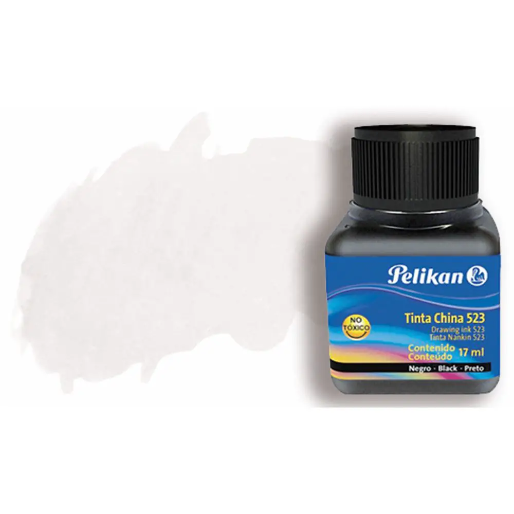 Inchiostro di China Pelikan – Bianco Coprente 10 ml per Calligrafia e Disegno Artistico - Inchiostri e acquerelli
