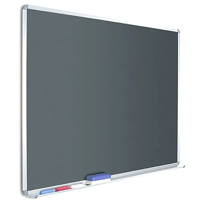 Lavagna Magnetica Grigio Ardesia 100x150 cm – Per Gesso, Garanzia 20 Anni - Lavagnette e carrelli