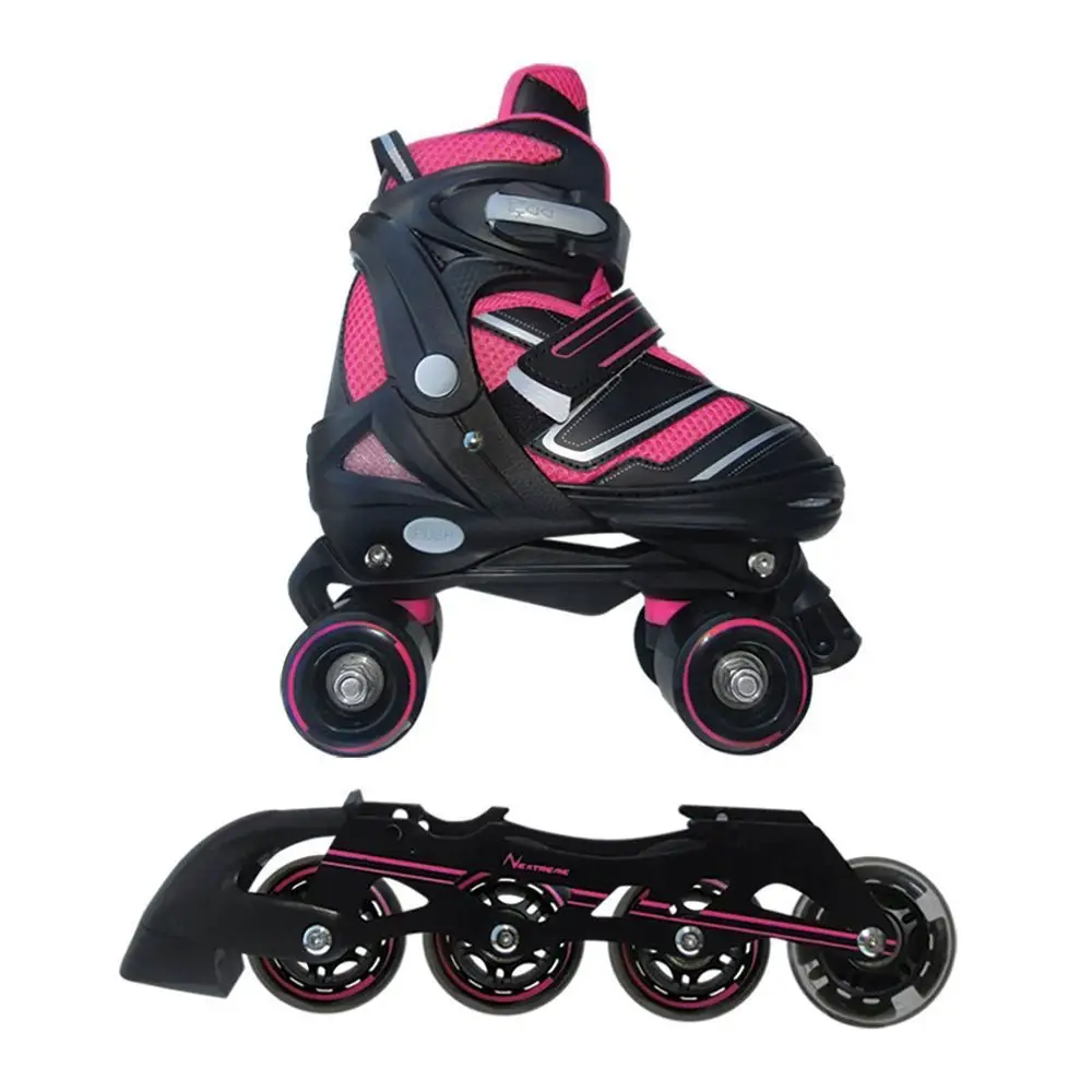 Pattini Convertibili 2in1 Reverse Fucsia Taglia M 34/37 - pattini