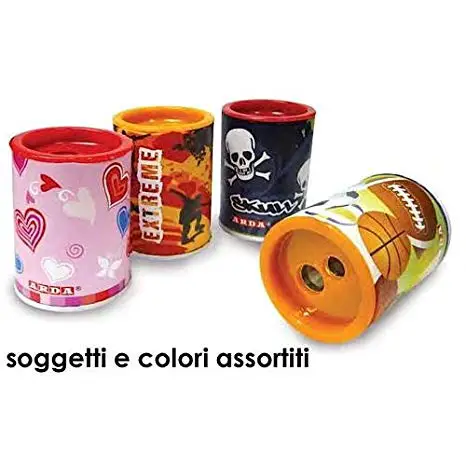 Temperamatite Lattina 2 Fori - Matite Temperini Gomme