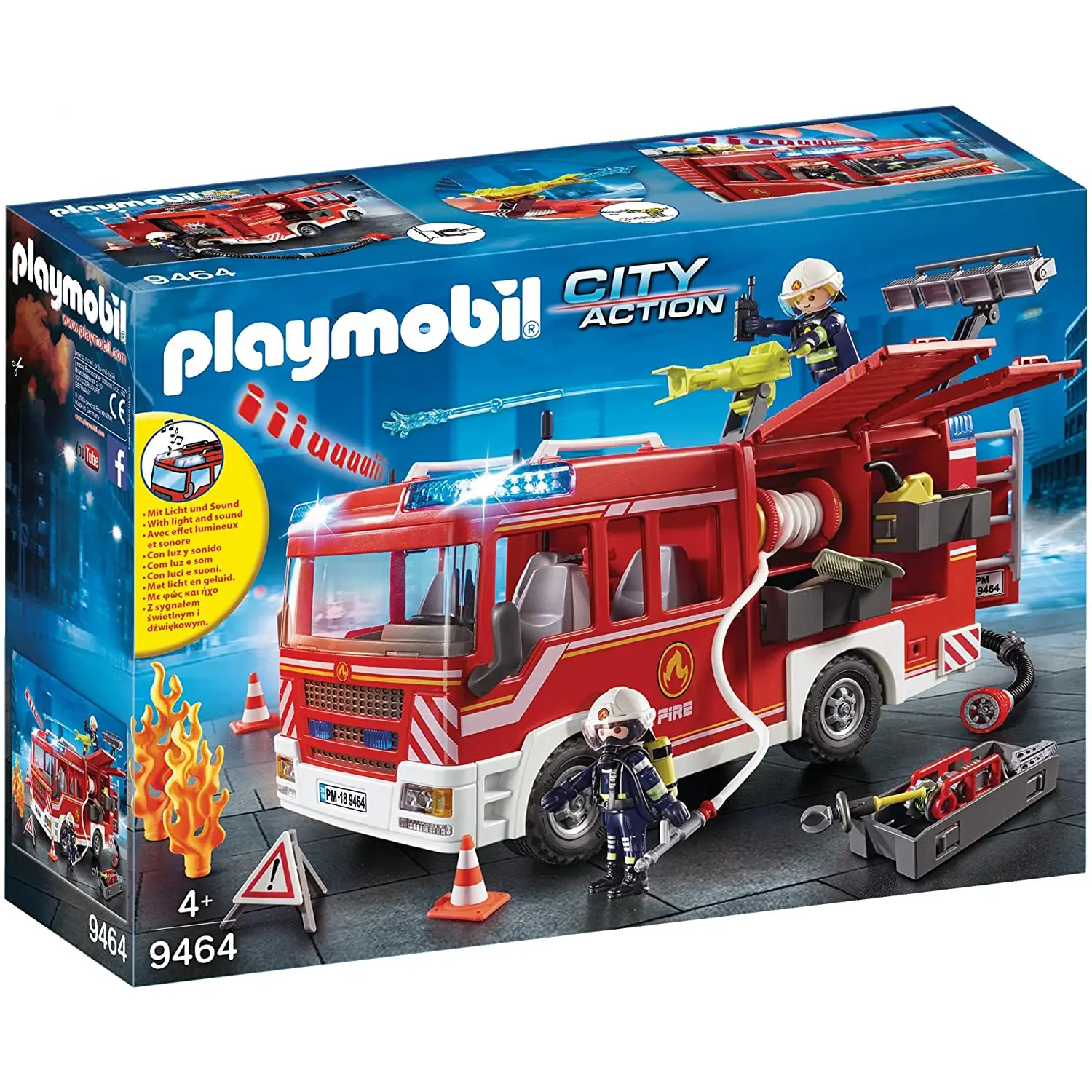 Autopompa Dei Vigili del Fuoco Playmobil Vigili del Fuoco - playmobil