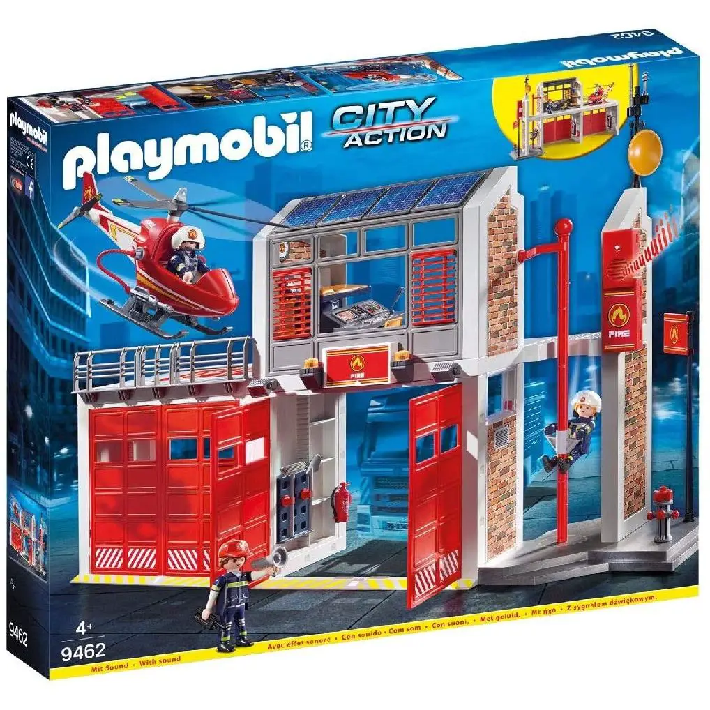 Grande Centrale dei Vigili del Fuoco - Playmobil City Action - playmobil
