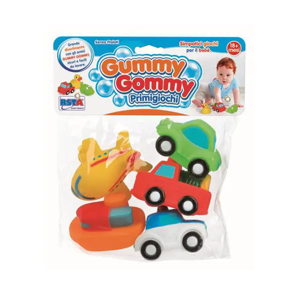 Gummy Gommy Veicoli 5 Pezzi - Animali