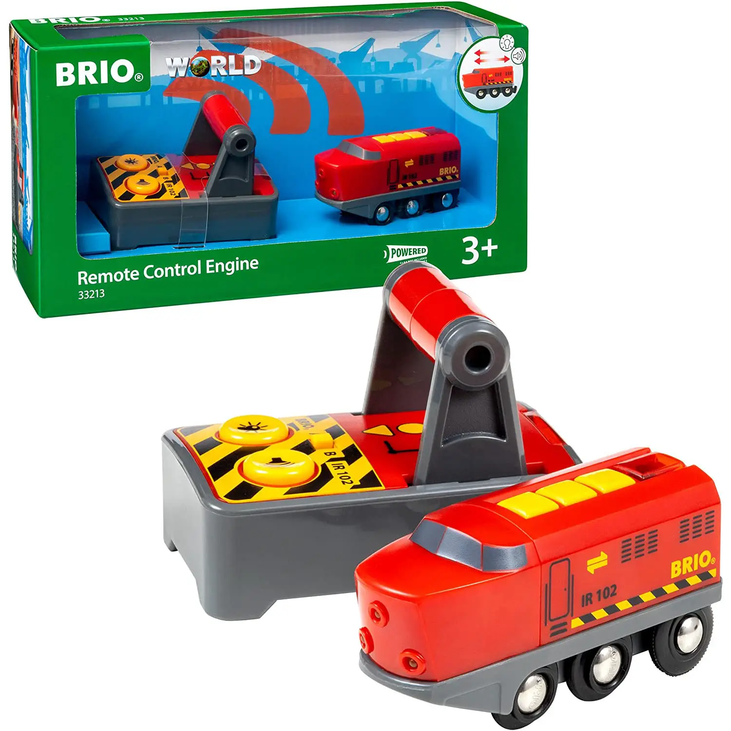 Brio Locomotiva Telecomandata – Treno Elettrico per Bambini - Costruzioni in legno