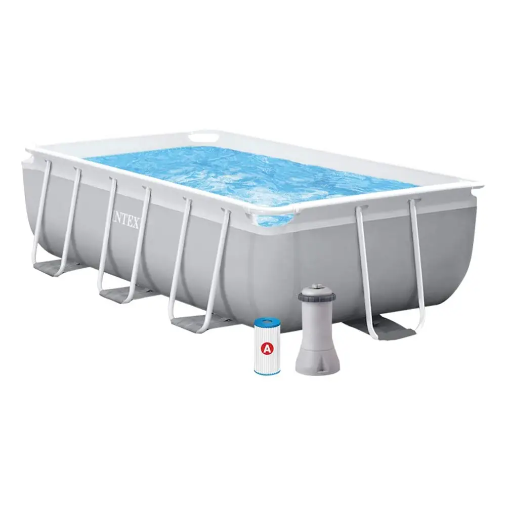 Piscina Prisma Metal Frame 300x175x80 Pompa Filtro e Scaletta - piscine rigide