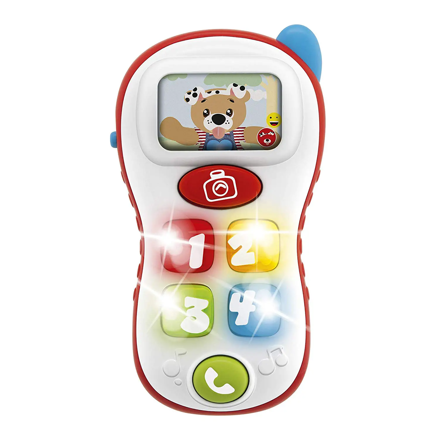 Chicco Gioco ABC Selfie Phone – Trillino Elettronico per Bambini 6-36 Mesi - Primi giochi