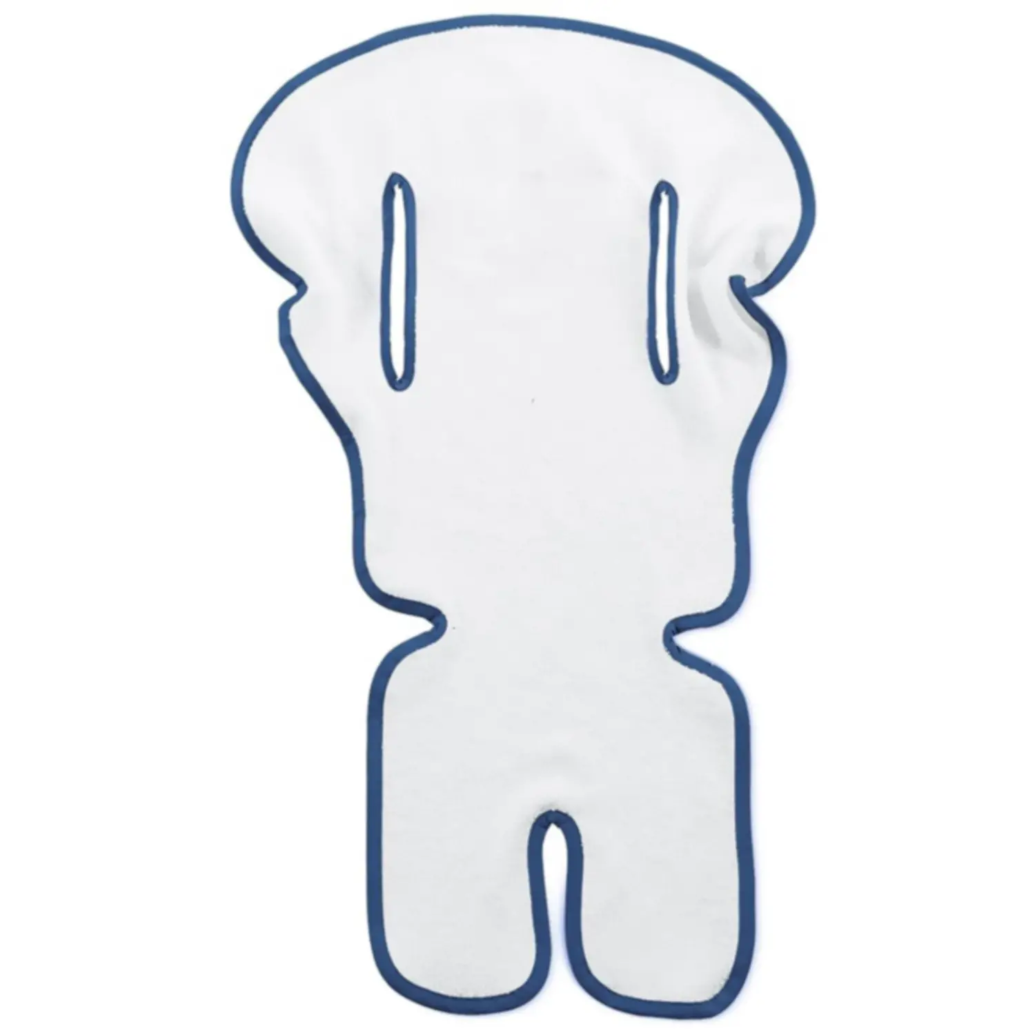 Copriseggiolone Universale in Spugna Bianco/Blu – Fodera Comfort per Seggiolone - accessori