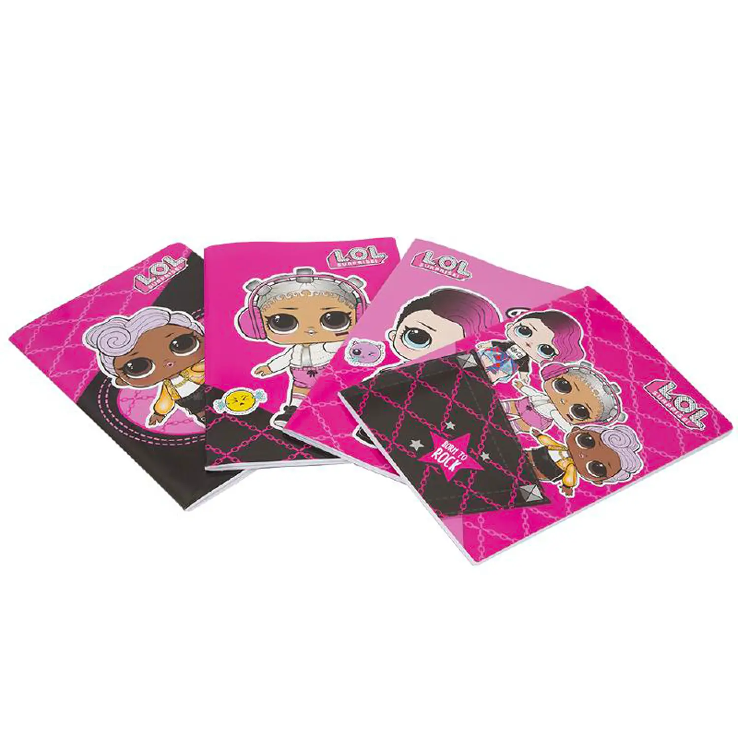 LOL Surprise Quaderno Maxi Rigato 10mm – Formato A4 - Cancelleria varia
