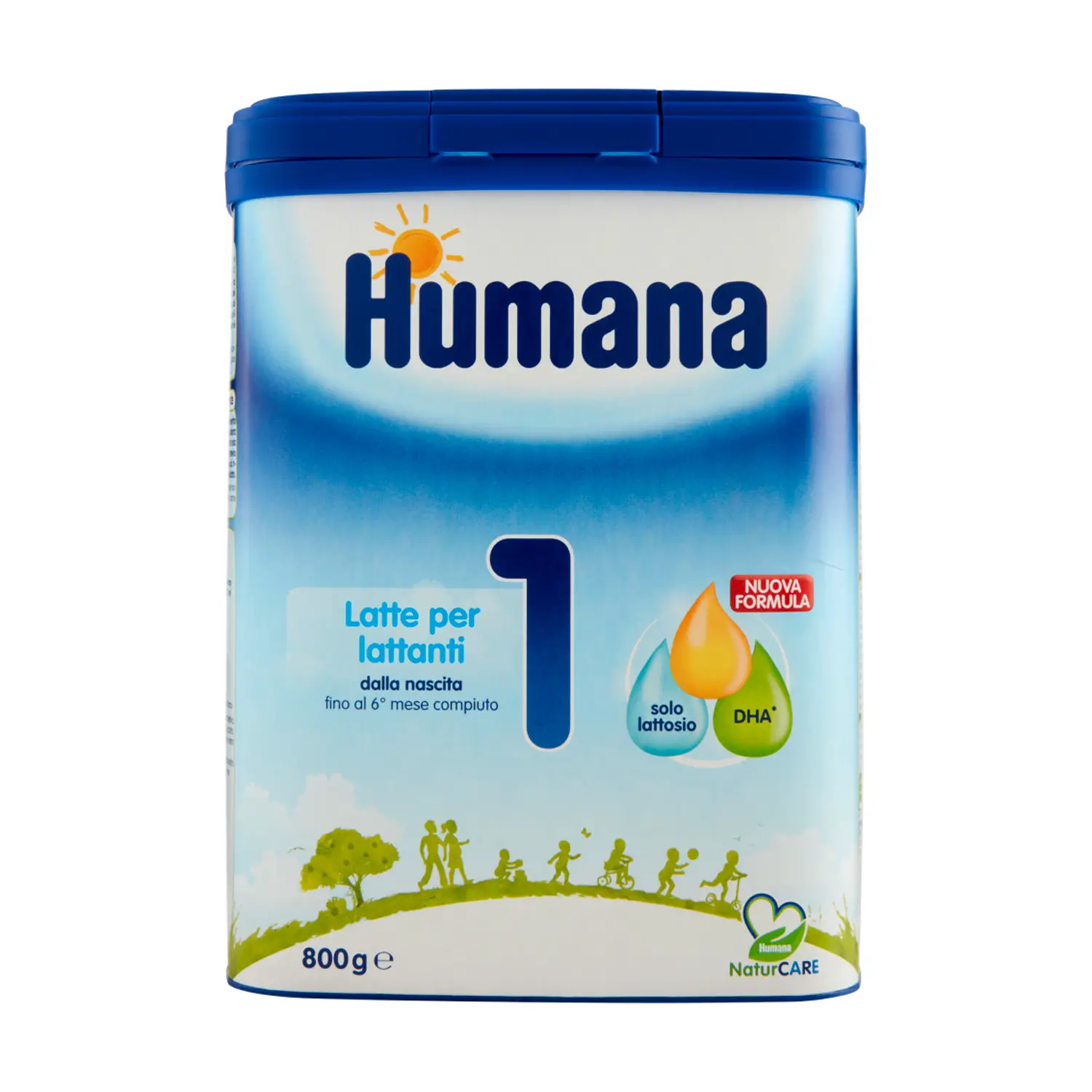 Latte Humana 1 in Polvere – 800 g – Latte per Lattanti dalla Nascita - latti artificiali