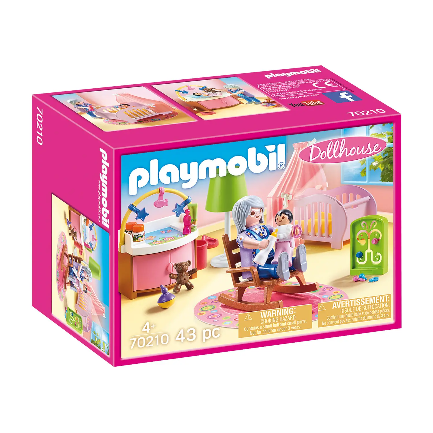Playmobil 70210 Cameretta della Bambina con Culla e Accessori, da 4 Anni - playmobil