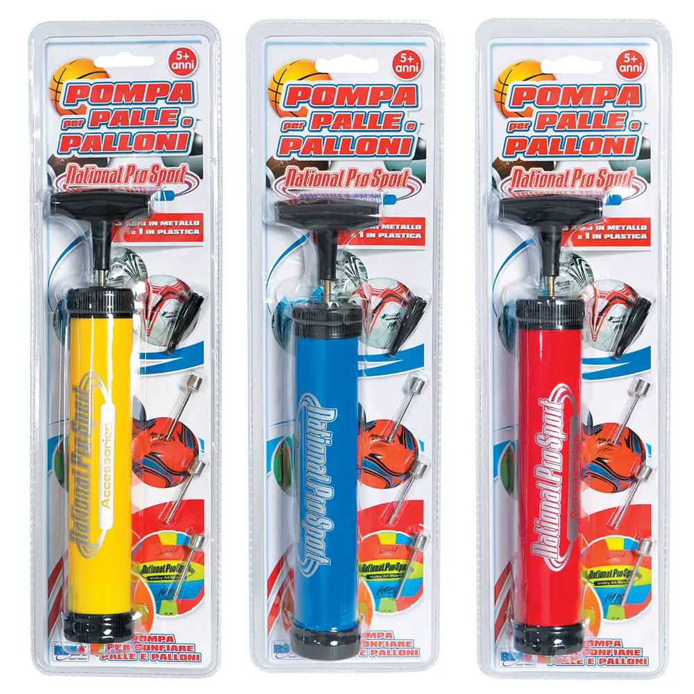 Pompa Palloni 3 Aghi 3 Colori Assortiti - Attrezzature sportive