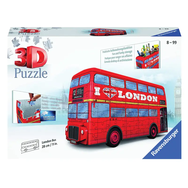 Puzzle 3D London Bus - puzzle 3d
