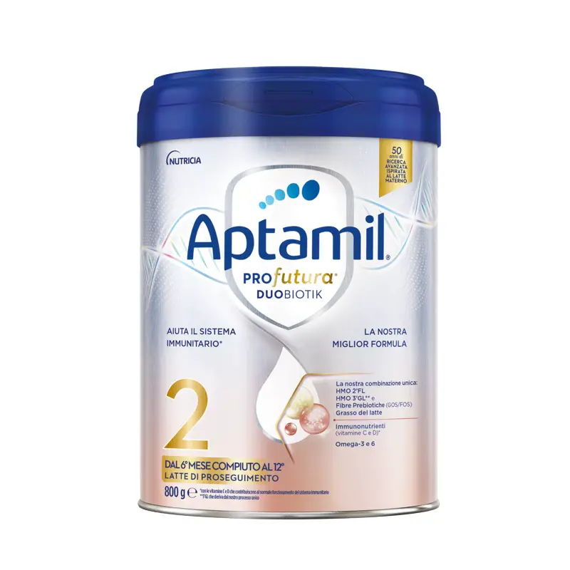 Latte Aptamil Profutura Duobiotik 2 in Polvere 800g – Latte di Proseguimento 6-12 Mesi - latti artificiali